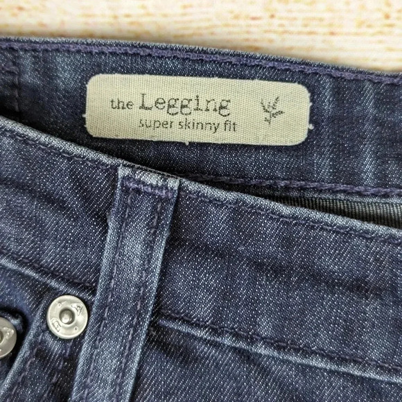 AG Adriano Goldschmied Women's Size 28R The Legging Super Skinny Fit Jeans Blue - Picture 6 of 11